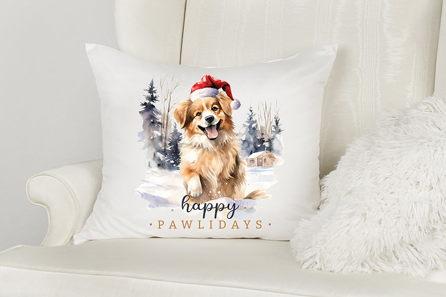 Happy Pawlidays | Christmas Dog Saying Sublimation