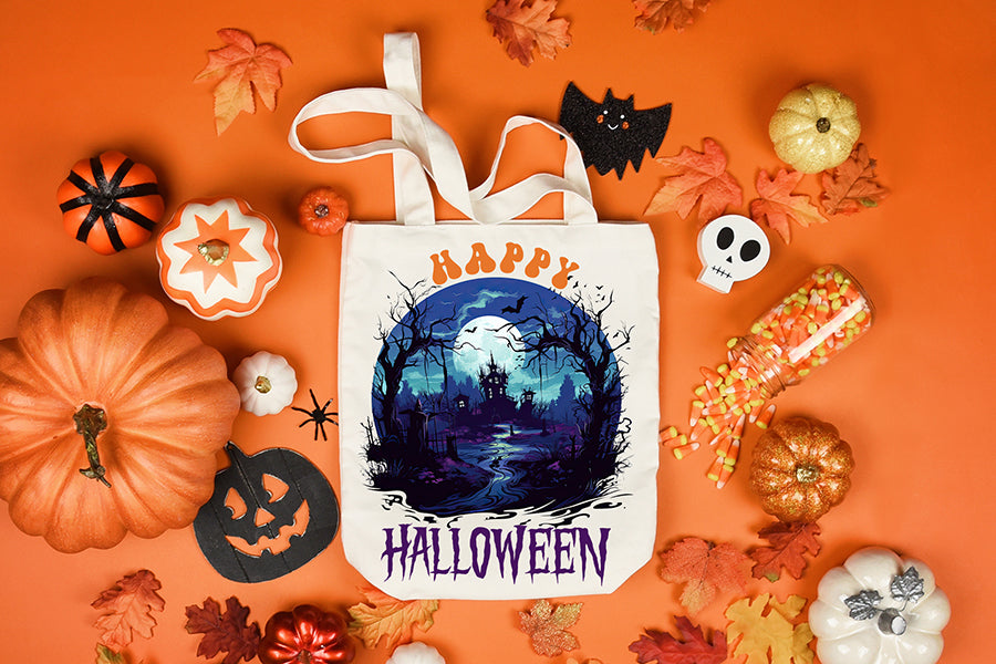 Happy Halloween PNG Sublimation Design