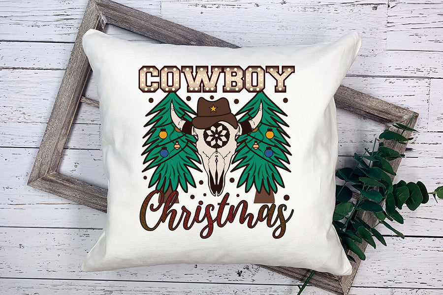 Western Christmas Sublimation - Cowboy Christmas