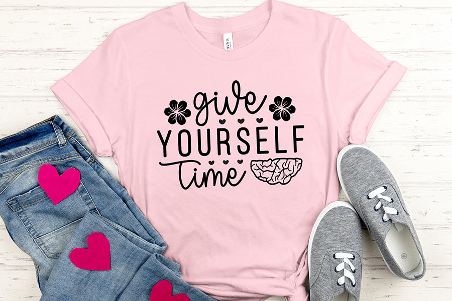 Give Yourself Time | Mental Health SVG
