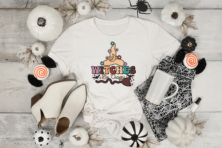 Witches Be Crazy - Halloween Witch PNG