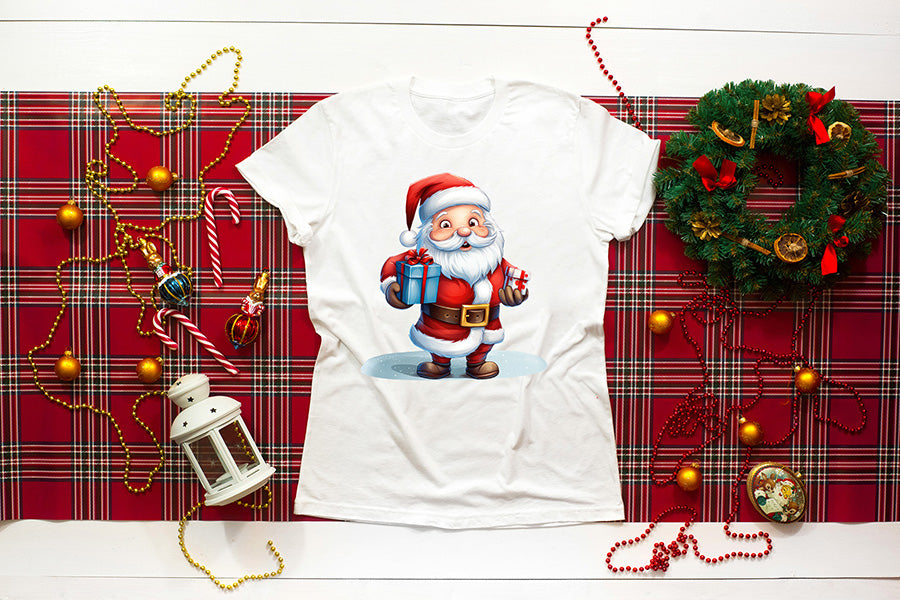 Santa Claus Sublimation Clipart Bundle