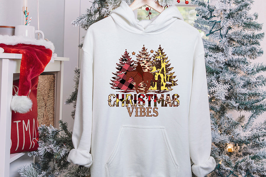 Western Christmas Sublimation Design