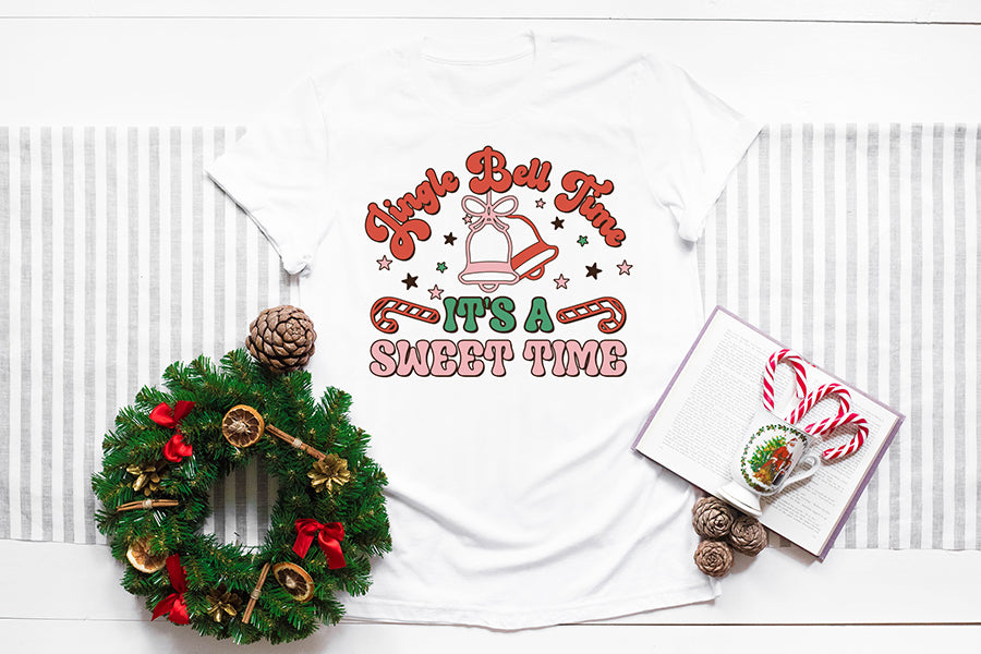 Jingle Bell Time It's a Sweet Time PNG Sublimation