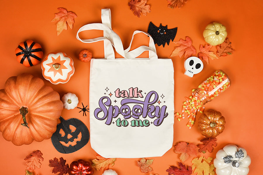 Talk Spooky to Me, Retro Halloween Sublimation