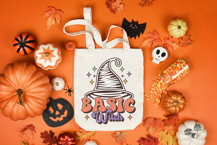 Basic Witch PNG - Retro Halloween Sublimation