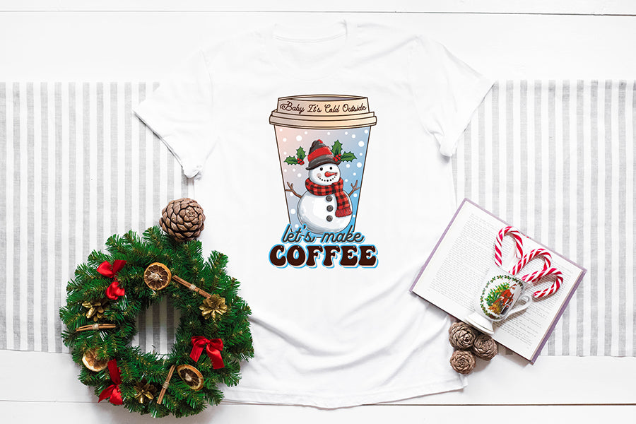 Christmas Coffee Sublimation Design