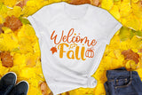 Fall SVG | Autumn SVG | Welcome Fall Cut File