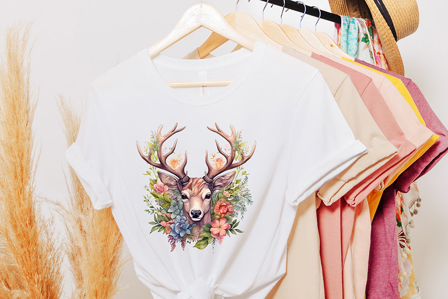 Fairy Deer Watercolor Sublimation Bundle