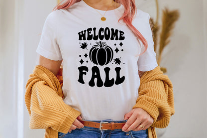 Retro Fall SVG - Welcome Fall Cut File