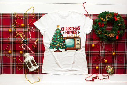 Christmas Movies Junkie PNG Sublimation