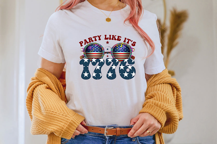 4th of July Sublimation, Party Like It's 1776 PNG