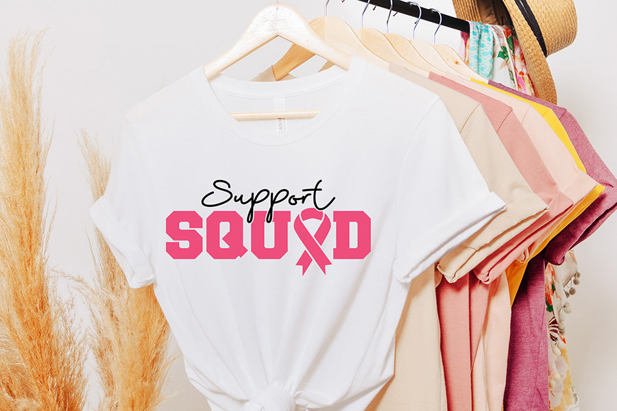 Support Squad SVG, Breast Cancer SVG