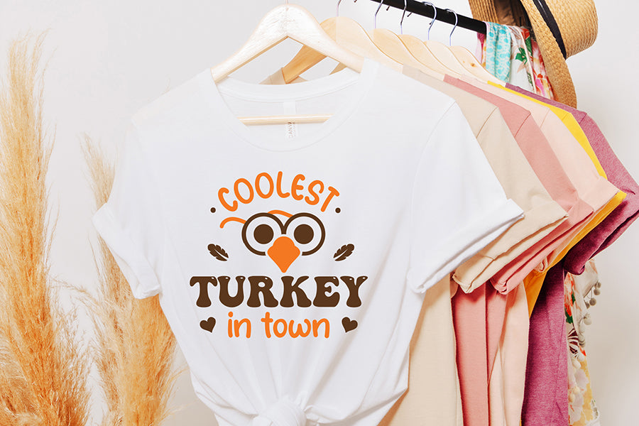 Coolest Turkey in Town SVG