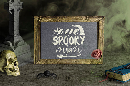 One Spooky Mom - Free Halloween SVG