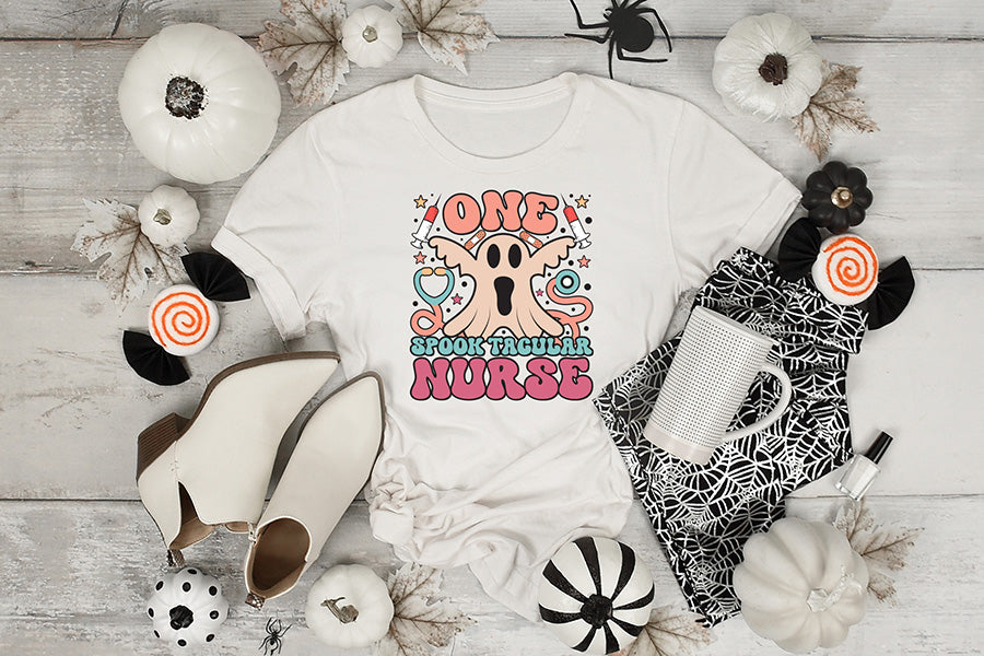 One Spook Tacular Nurse PNG Sublimation