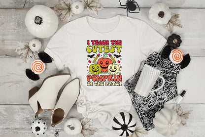 Halloween Teacher Sublimation Design PNG