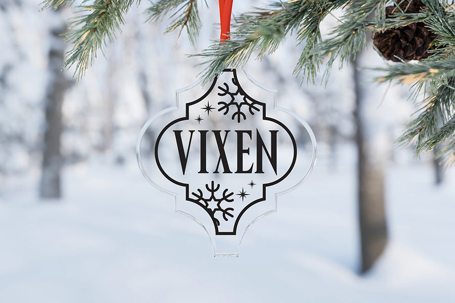 Reindeer Names Arabesque Ornament SVG Bundle V.2