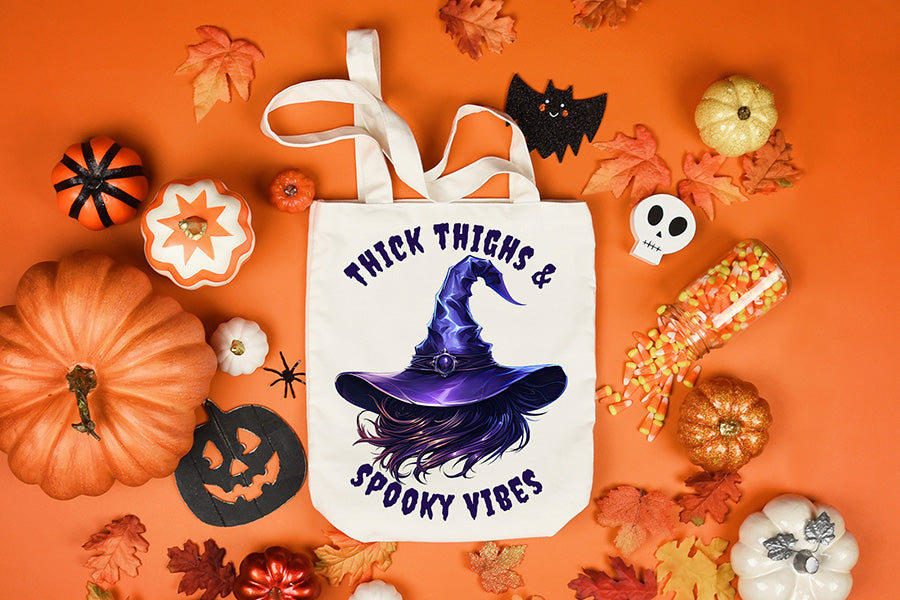 Halloween PNG | Thick Thighs & Spooky Vibes