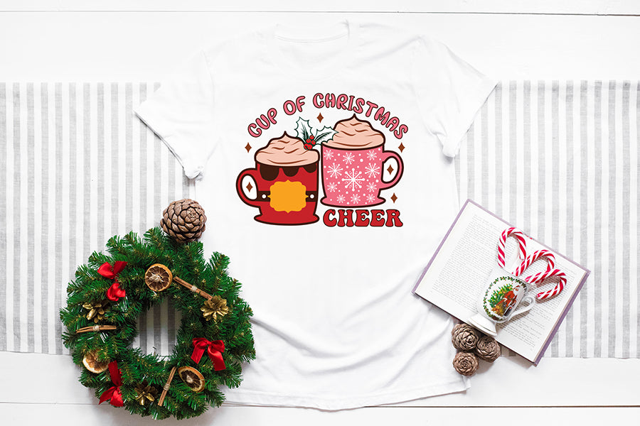 Cup of Christmas Cheer PNG Sublimation