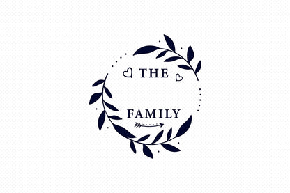 Family Monogram SVG - Family Name SVG