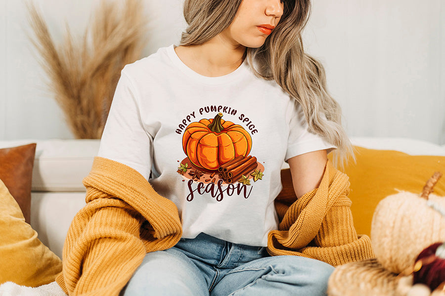Fall PNG Sublimation - Happy Pumpkin Spice Season
