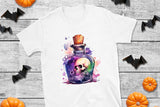 Halloween Watercolor Sublimation Clipart Bundle