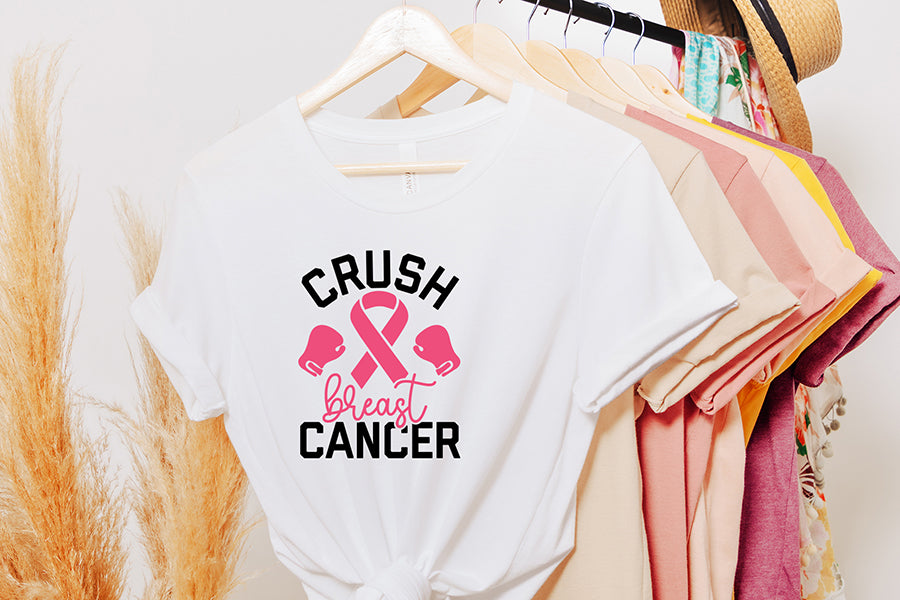 Crush Breast Cancer - Breast Cancer SVG