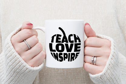 Teach Love Inspire | Teacher SVG Design