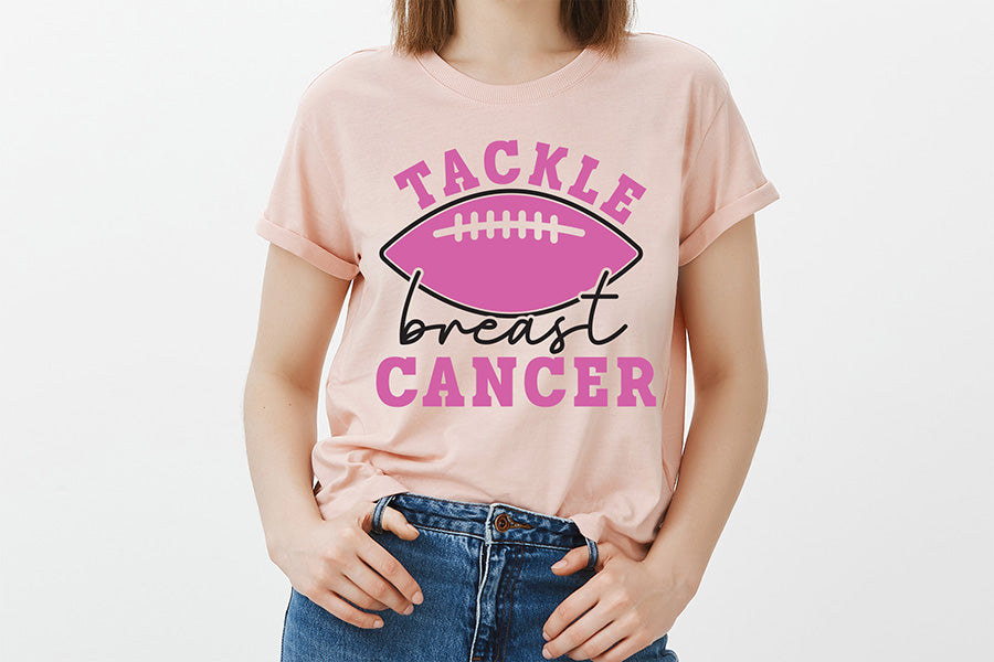 Breast Cancer SVG, Tackle Breast Cancer SVG