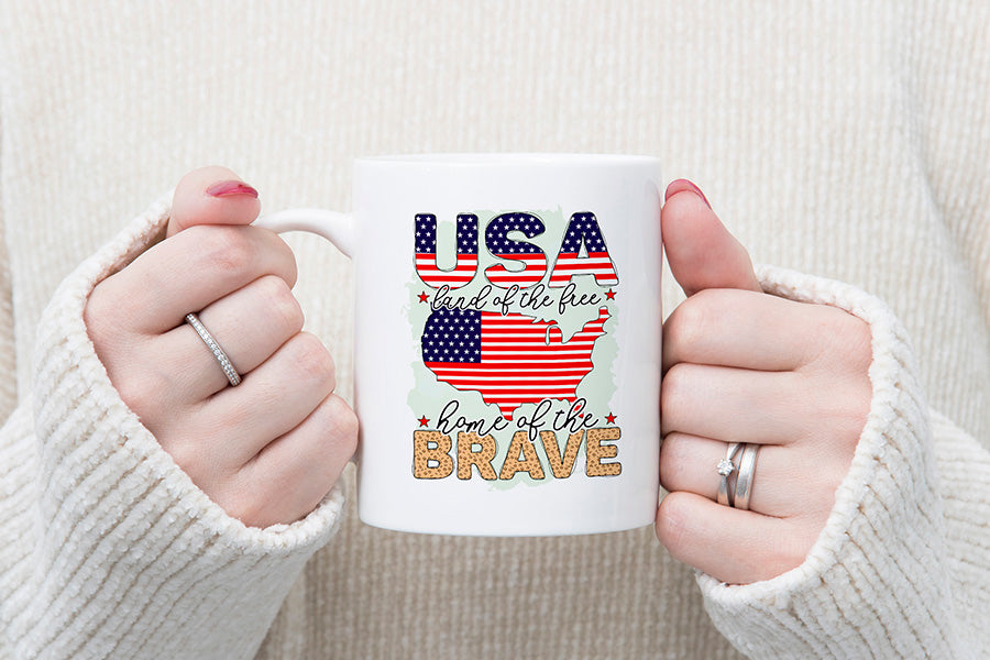 Patriotic Sublimation Design - USA PNG