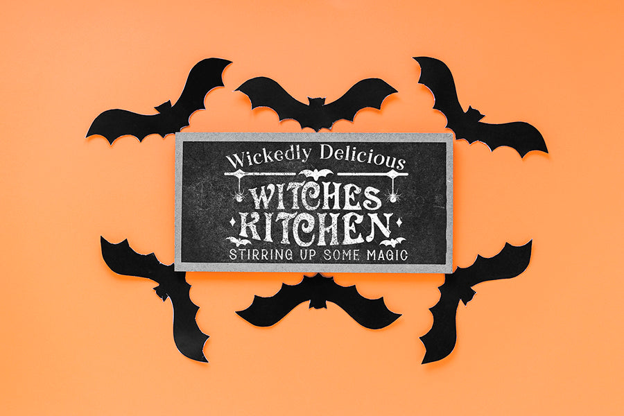 Halloween Kitchen Sign SVG Cut File