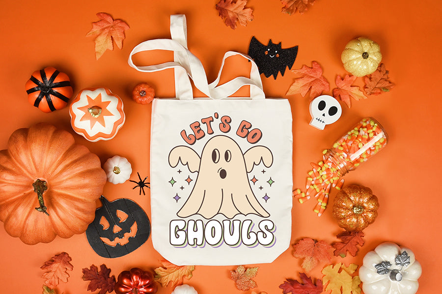 Let's Go Ghouls, Retro Halloween Sublimation