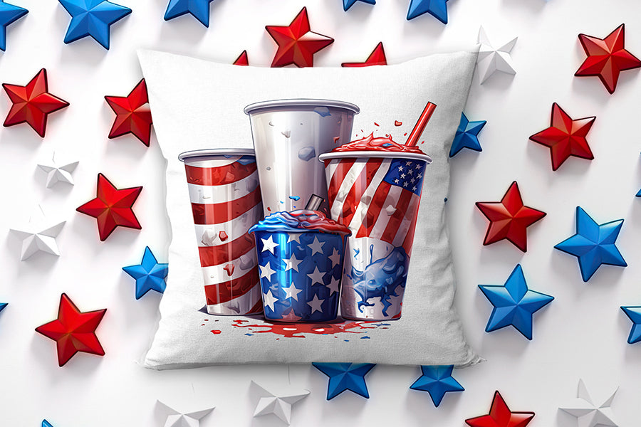 4th of July Coffee Cups Sublimation Bundle