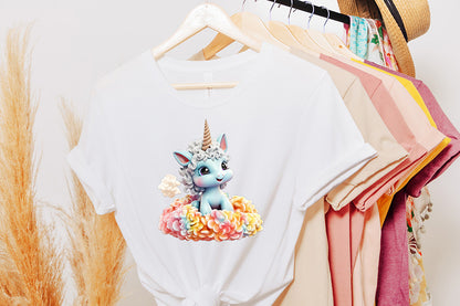 Cute Baby Unicorn Sublimation Clipart Bundle