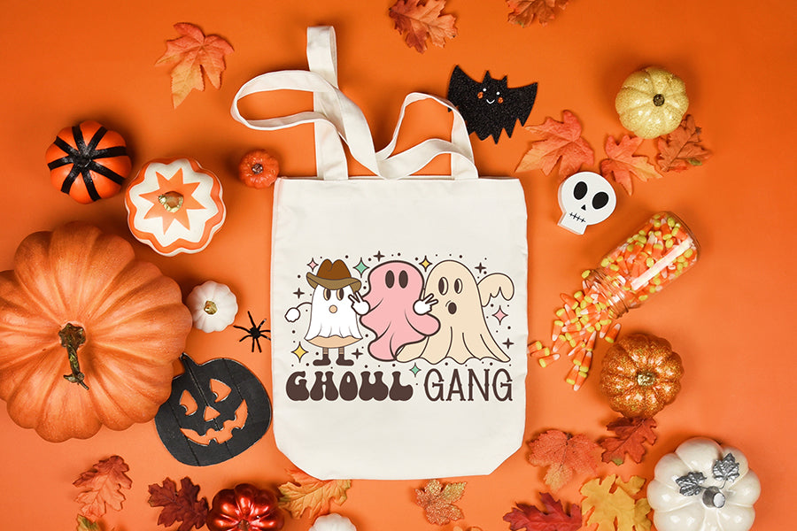 Ghoul Gang PNG, Retro Halloween Sublimation