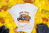 Fall Sublimation Design | Farm Fresh Pumpkins