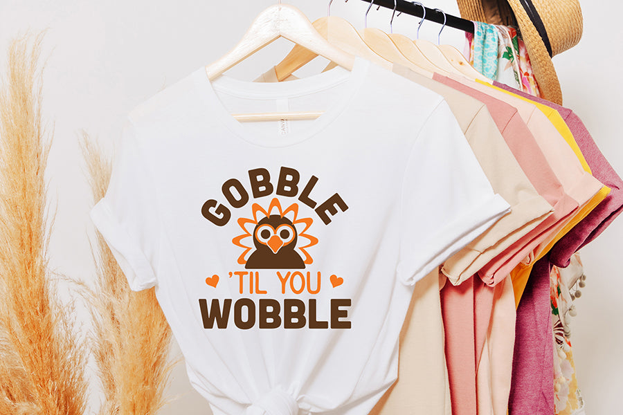 Gobble Til You Wobble, Turkey SVG