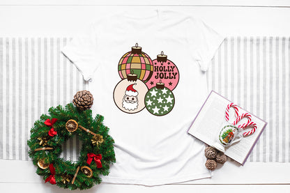 Groovy Christmas Holly Jolly Sublimation