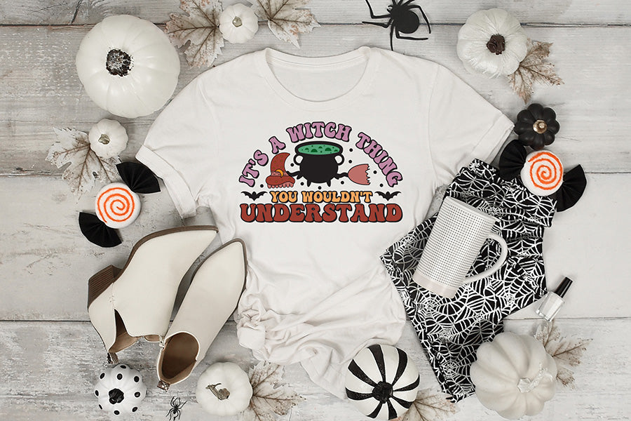 Halloween Witch Sublimation Design PNG