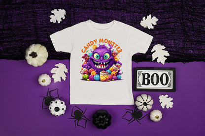 Funny Halloween Quote PNG | Candy Monster PNG