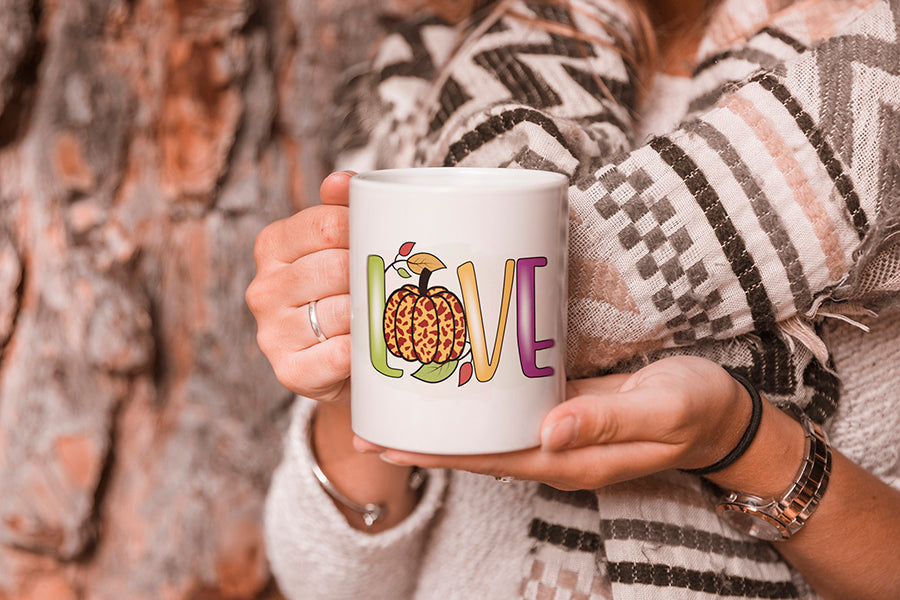 Fall Sublimation Design -  Love PNG