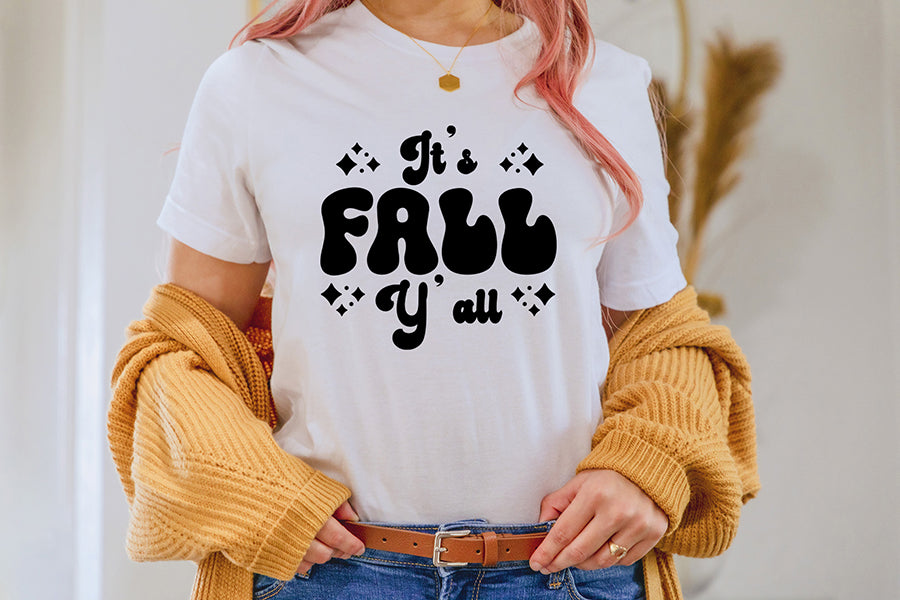 Retro Fall SVG - It's Fall Y'all SVG