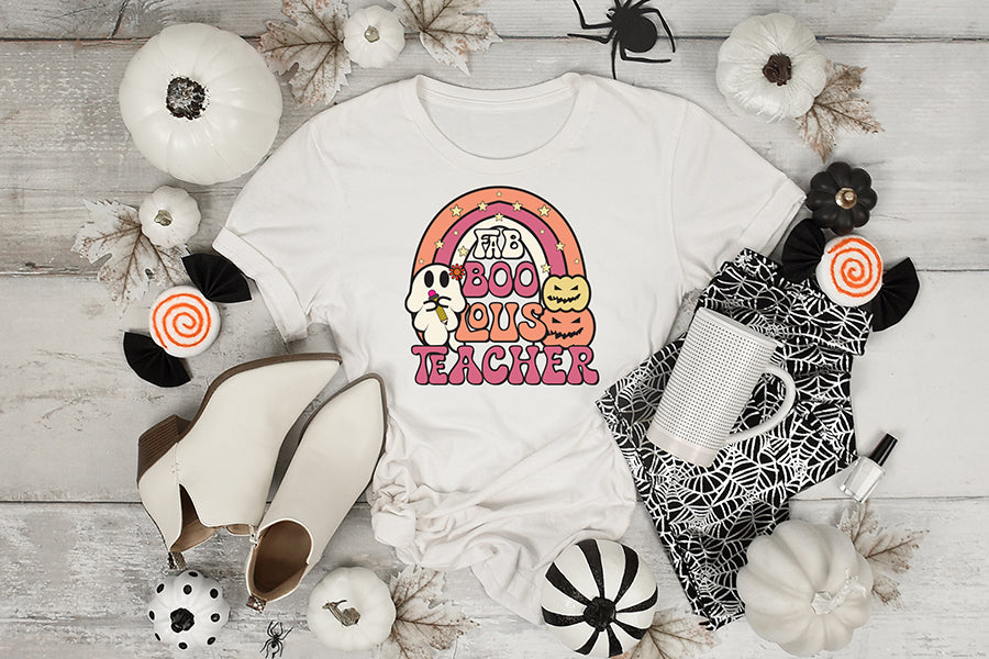 Halloween Teacher Sublimation | Fab Boo Lous Teacher