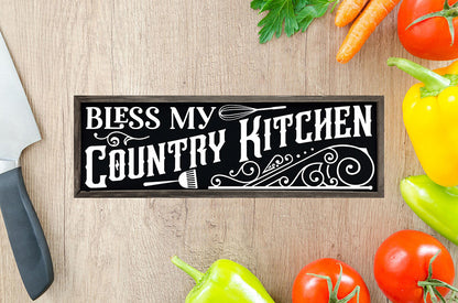 Bless My Country Kitchen - Vintage Kitchen Sign SVG