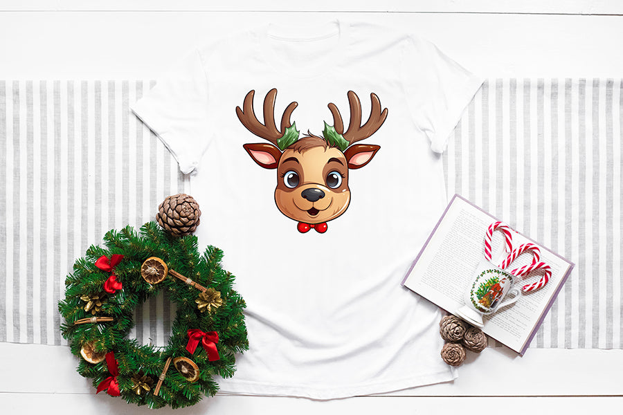 Christmas Reindeer Sublimation Clipart