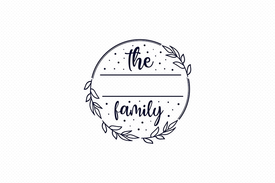 Family Name Monogram SVG | Monogram SVG