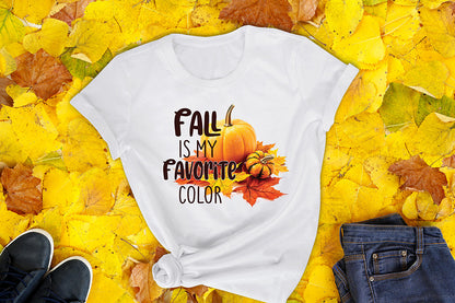 Fall Sublimation Design - Fall is My Favorite Color PNG