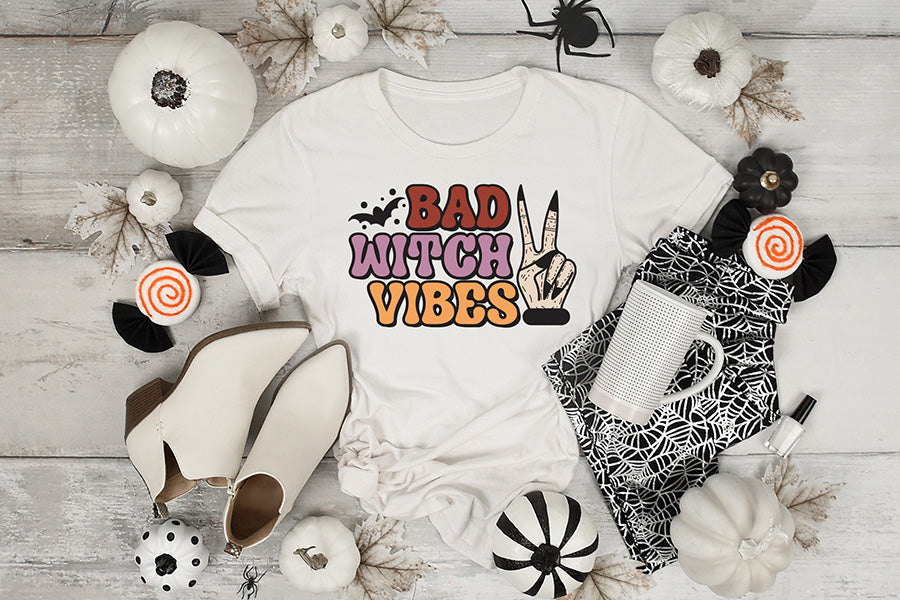 Bad Witch Vibes | Halloween Witch PNG