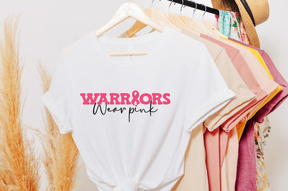 Warriors Wear Pink | Breast Cancer SVG